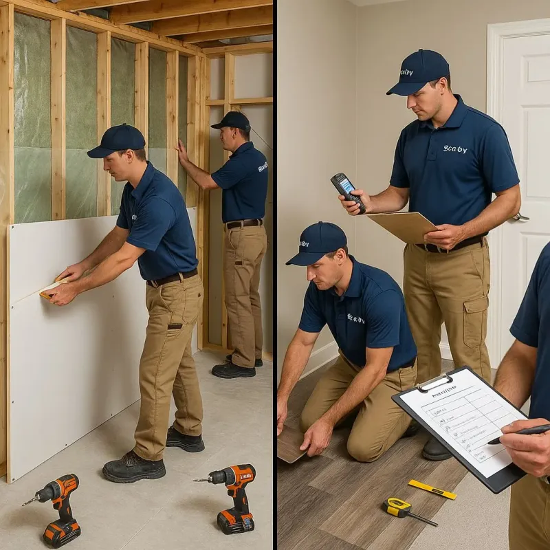 Repairs and Reconstruction process in Le Sueur, MN
